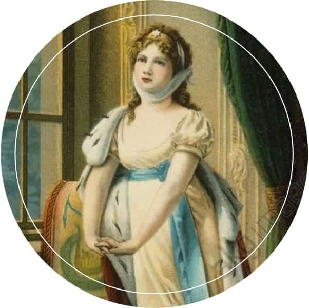 Portrait der "Königin der Herzen" Luise von Preußen, Patronin des Hauses Louisa's Place