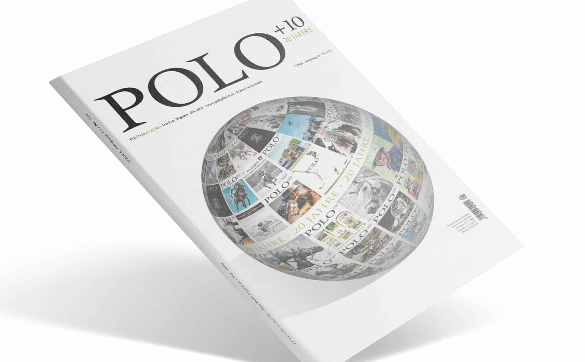 dargestellt ist das Cover des Polo+ Magazins.