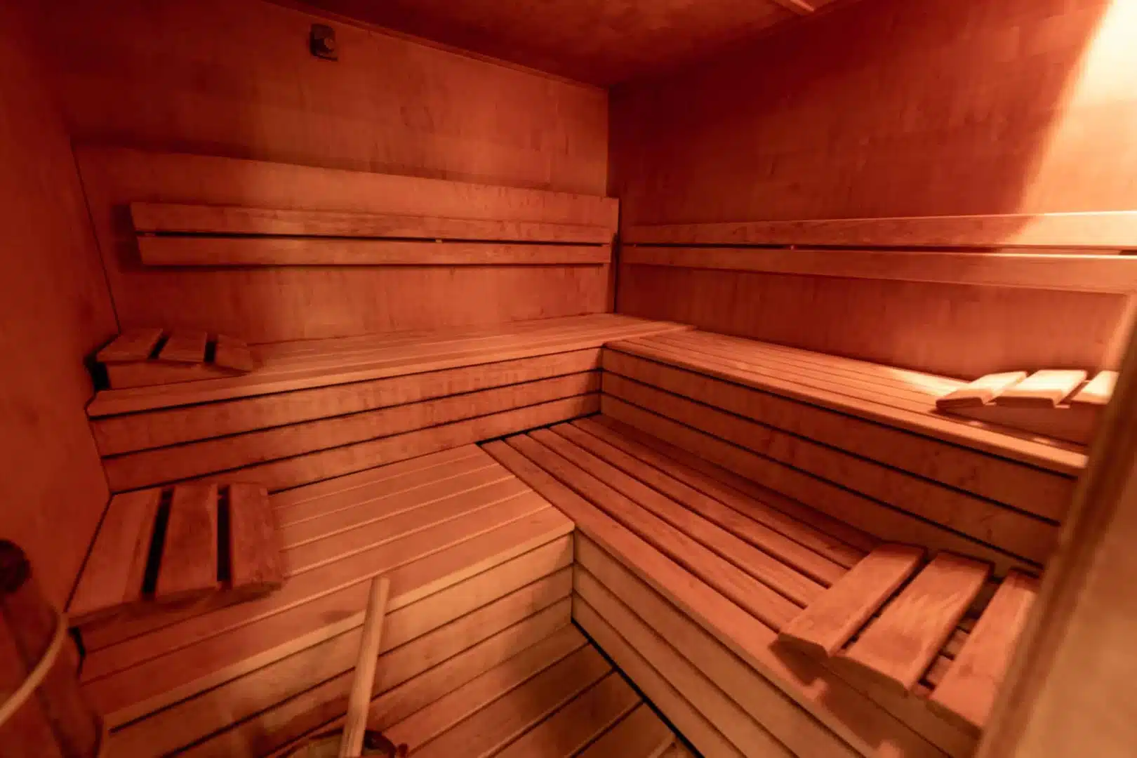 Sauna im Louisa's Place Hotel -