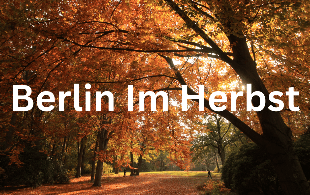 Berlin im Herbst: Entdecken Sie mit unseren tollen Ausflugstipps, wie wunderschön der Herbst in Berlin ist