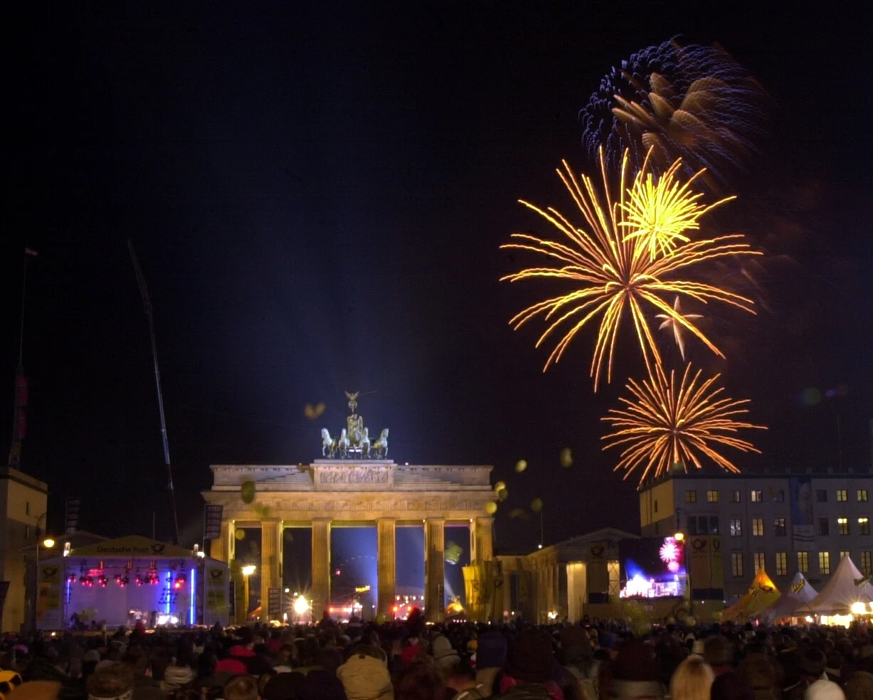 Berlin Silvester am Brandenburger Tor